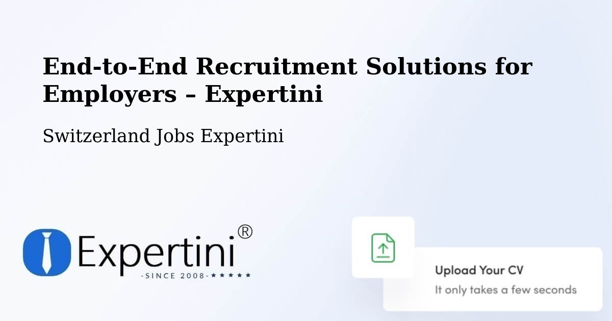Recruitment Solutions for Employers – Uster - Uster, Switzerland Jobs Expertini